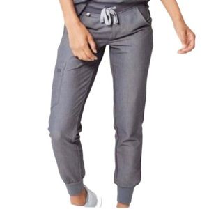 FIGS Zamora Jogger Scrub Pants in Graphite Size M